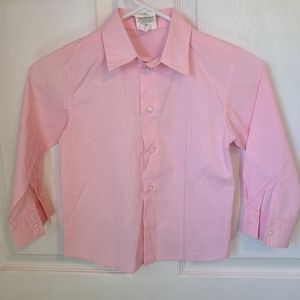 Care Girl's Long Sleeve Dress Shirt, Size: 6, Color: Light Pink